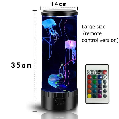 Jellyfish Lamp USB Colorful LED Color Changing Home Atmosphere Small Night Lamp